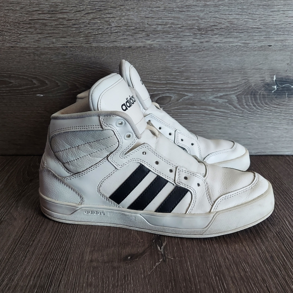 Adidas Neo Cloudfoam Raleigh Mid ART AW5416 Womens Sz 9.5 Sneakers Shoes Leather